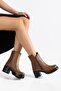 Genuine Leather Women's Boots Dc2558 - 4