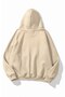 Unisex 3 Thread Oversize Printed Hooded Sweatshirt Quality Fabric Premium Thick Hoodie - 2