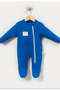 3-Piece Zippered Booties Long Sleeve Baby Romper Set 100% Cotton 0-3 Months - 2