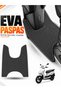 Rks Pri̇vate 125 Compatible Eva Motorcycle Mat Scooter Foot Mat Motor-Specific Dark Gray