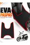 Arora Ar 50-11 Compatible Eva Motorcycle Mat Scooter Foot Mat Motor-Specific Black-Red