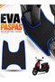 Rks Grace 2002 Compatible Eva Motorcycle Mat Scooter Foot Mat Motor-Specific Black-Blue