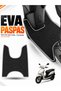 Motlux Ceo Compatible Eva Motorcycle Mat Scooter Foot Mat Motor-Specific Black-Grey