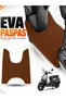 Rks Ltr 125 Compatible Eva Motorcycle Mat Scooter Foot Mat Motor-Specific Brown