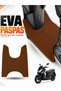 Sym Jet 14 Compatible Eva Motorcycle Mat Scooter Foot Mat Motor-Specific Brown