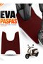 Arora Cappuci̇no Compatible Eva Motorcycle Mat Scooter Foot Mat Motor-Specific Claret Red