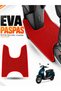 Falcon Cooper 50 Compatible Eva Motorcycle Mat Scooter Foot Mat Motor-Specific Red