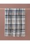 Nora Plaid Printed Supersoft Tv Blanket 120X160 cm Cream-Black