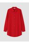 Ozmarka New Season Red Plus Size Women's Shirt Tunic - 3