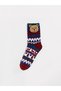 Alita City Farkıyla Lcw Home Navy Blue 3D Women's Socks