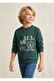 Organic London Printed Green Winter Boys' Sweatshirt - 2