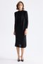 Tasseled Accordion Fabric Maxi Dress Jacket Dress Two-Piece Set - 2