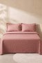 Serra Niva Dried Rose Double Bedspread Set – 3 Pieces - 2