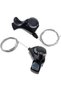 3x7 Speed Bicycle Thumb Shifter Set, 21 Speed Bike Gear Shift Levers with Gear Indicator & Cables, Left 3 Speed Right 7 Speed Indexed Shifters for Mountain, Road & Folding Bikes, Black