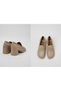 Kora Beige Leather Loafers for Women - 2
