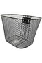 Kids Bicycle Metal Basket – Black Front Mounted Frame Basket with Fitter & Screws – Durable Stainless Steel Cycling Storage for Snacks, Water Bottle, Toys, Dolls & Keys – 6.5 x 6.5 x 9 Inches - 6