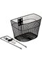 Bicycle Metal Mesh Front Basket – Quick Release Bracket – Stainless Steel Storage for Kids & Adults – Universal Fit Road, Mountain & City Bikes – Black – 9.44 x 10 x 13.3 Inches - 3