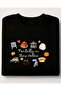 Gilmore Girls Stars Hollow Printed Cotton 3 Thread Threaded Crew Neck Oversize Sweatshirt