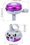 Loud Bike Bell for Adults & Kids – Clear Sound Bicycle Bell Fits 22mm Handlebar – Easy Install, Rustproof Cycling Bell for Mountain, Road & Commuter Bikes – Purple Ringer Horn Accessory - 2