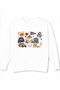 Gilmore Girls Stars Hollow Lukes Printed Cotton 3 Yarn Threaded Crew Neck Oversize Sweatshirt