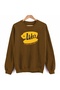 Gilmore Girls Stars Hollow Lukes Printed Cotton 3 Yarn Threaded Crew Neck Oversize Sweatshirt