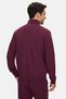 Rayan Burgundy Zippered Embroidered Standard Fit Men's Pique Sweatshirt - 4