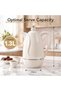 Raqmu 1.3L Vacuum Flask Push Button Plastic Thermal Carafe for Arabic Coffee Tea Majlis Serving Pearl - 5