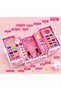 Kids Pretend Makeup Set with Portable Beauty Carry Case, Eyeshadow, Lipstick, Nail Polish, Brushes & Fashion Accessories, Dress-Up Role Play Toy, Ages 3+ - 2