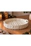 3D-Printed Knitted-Textured Decorative Tray with Handles—Round Serving and Organizing Tray Kre HB006 - 2