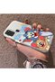 Samsung Galaxy A21S Compatible Cute Cartoon Cat and Mouse Case, Shock-Absorbing Structure, Matte Texture - 2