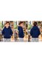 Boys' Hooded Oversized Sweatshirt with Kangaroo Pocket - 2