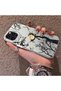 iPhone 13 Pro Max Compatible Dry Tree and Full Moon Art Case, Shock-Absorbing Structure - 2