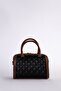 Quilted leather hand and shoulder bag black - 2