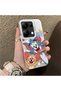 Redmi Note 14S Compatible Cute Cartoon Cat and Mouse Case, Shock-Absorbing Structure, Matte Texture