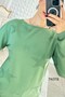 Star Printed Mercerized Knitwear Blouse 7K078 - 2