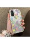 Redmi Note 11/Note 11S Compatible Colorful Flower and Butterfly Case, Shock Absorbing Structure, Matte Texture
