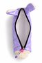 Embroidery Series Purple Rabbit Ears Multi-Purpose Pencil Case - 8