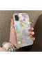 Samsung Galaxy A31 Compatible Colorful Flower and Butterfly Case, Shock Absorbing Structure, Matte Texture