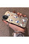 حافظة بتصميم قطة كرتونية لطيفة متوافقة مع هاتف iPhone 12 Mini، هيكل ممتص للصدمات، ملمس غير لامع - 2