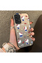 Samsung Galaxy A73 Compatible Cute Cartoon Cat Style Case, Shock-Absorbing Structure, Matte Texture