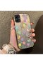 Samsung Galaxy A05 Compatible Colorful Flower and Butterfly Case, Shock-Absorbing Structure, Matte Texture
