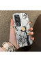 Vivo Y29 5g Compatible Dry Tree and Full Moon Art Case, Shock-Absorbing Structure