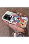 Redmi Note 14S Compatible Cute Cartoon Cat and Mouse Case, Shock-Absorbing Structure, Matte Texture - 2