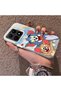 Mi 15t Compatible Cute Cartoon Cat and Mouse Case, Shock-Absorbing Structure, Matte Texture - 2