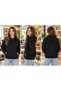 Girls' Hooded Oversized Sweatshirt with Kangaroo Pocket - 2