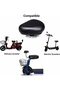 Wide Comfort Bicycle Saddle Seat, Soft Padded Bike Seat with Dual Spring Suspension, Shock Absorbing Replacement Saddle for E-Bike, Electric Scooter, City Bike, MTB & Cruiser, Black - 2