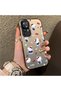 Redmi K50 Ultra Compatible Cute Cartoon Cat Style Case, Shock-Absorbing Structure, Matte Texture