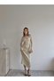 Ribbed Knit Dress with Waist Detail - 3
