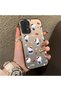 Cute Cartoon Cat Style Case for Samsung Galaxy A13 4G/5G Compatible, Shock Absorbing Structure, Matte Texture
