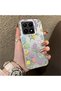 Mi 15t Compatible Colorful Flower and Butterfly Case, Shock Absorbing Structure, Matte Texture